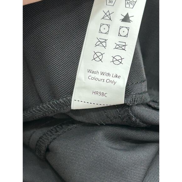 NWT Halara Womens Black Stretch Classic Straight Leg Pleated Dress Pants Size XL - Picture 5 of 7